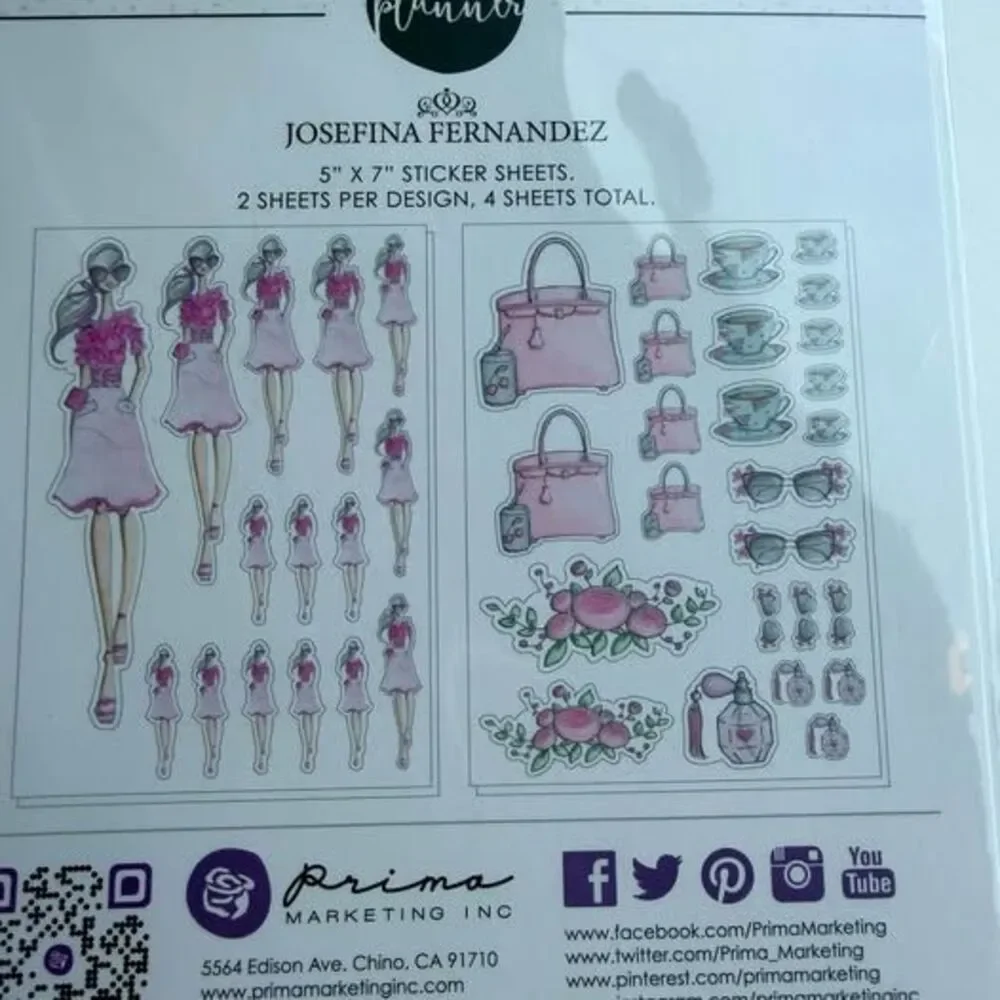 Prima Marketing Josefina Planner Stickers De La Crème